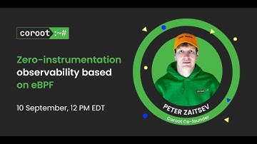 Zero-instrumentation observability based on eBPF
