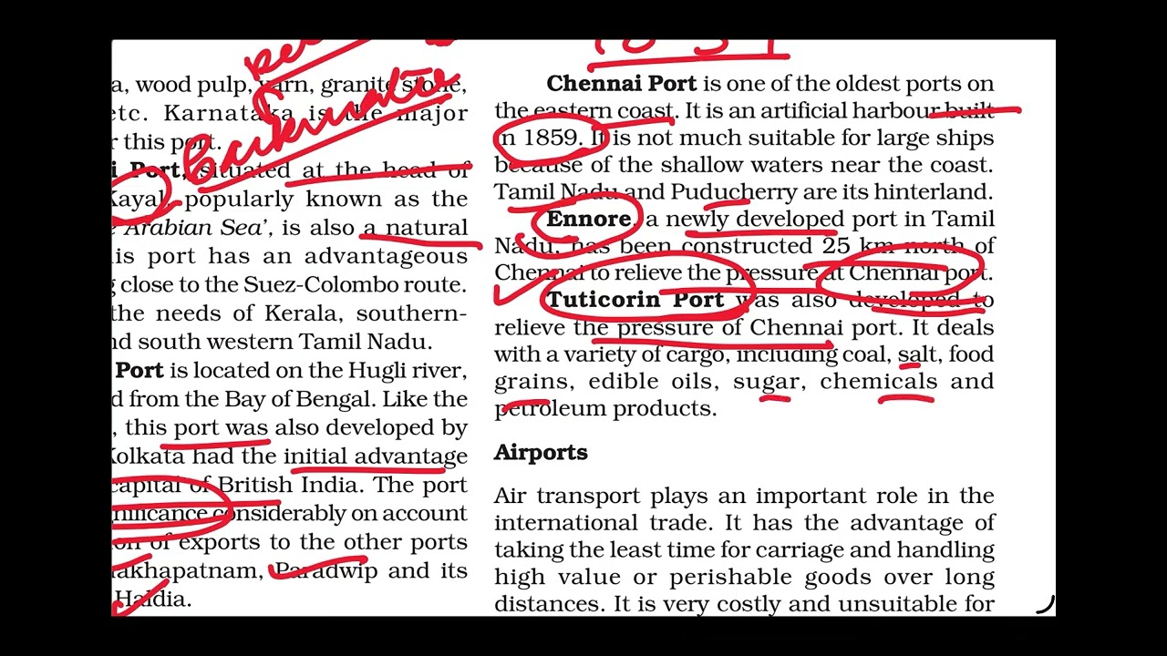 Indian Ports |Class 12 International Trade