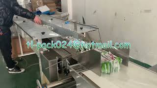 700X Multi oatmeal pouches flow wrapping machine,Multi Pouches flow packaging machine,Second  wrap