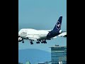 漢莎航空 | Lufthansa B747-400 (rare) from Frankfurt to Vancouver #yvrairport