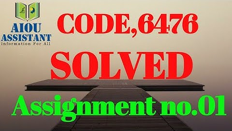 Aiou solved Assignment autumn 2020 || BED solved Assignment Autumn 2020