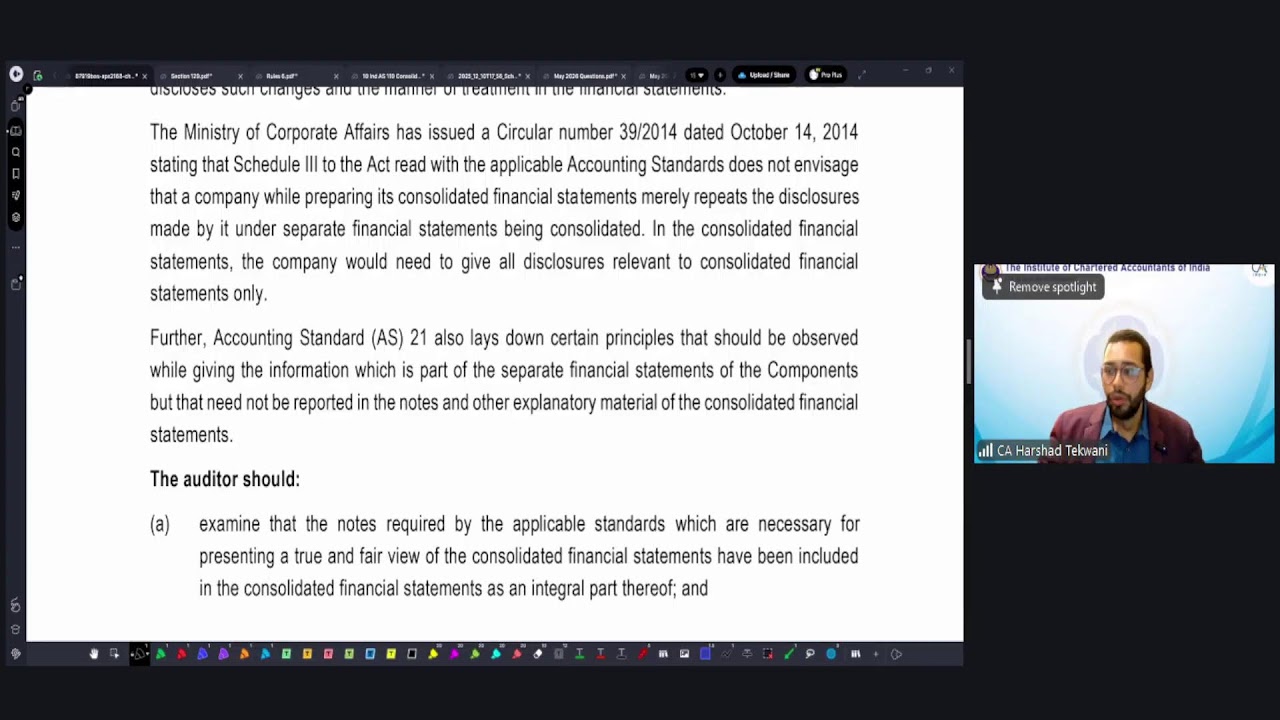 Final Paper 3: AAA&PE | Topic: Chapter 13 : Group Audits | Session 2 | 27 July 2026