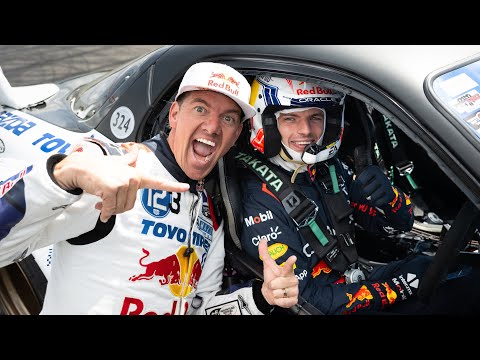 Behind the scenes! Max Verstappen shreds Mad Mikes FLAME THROWING RX7