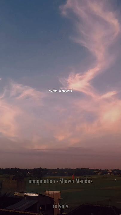 imagination - shawn mendes #storywa #lyric #imagination #storywa30detik