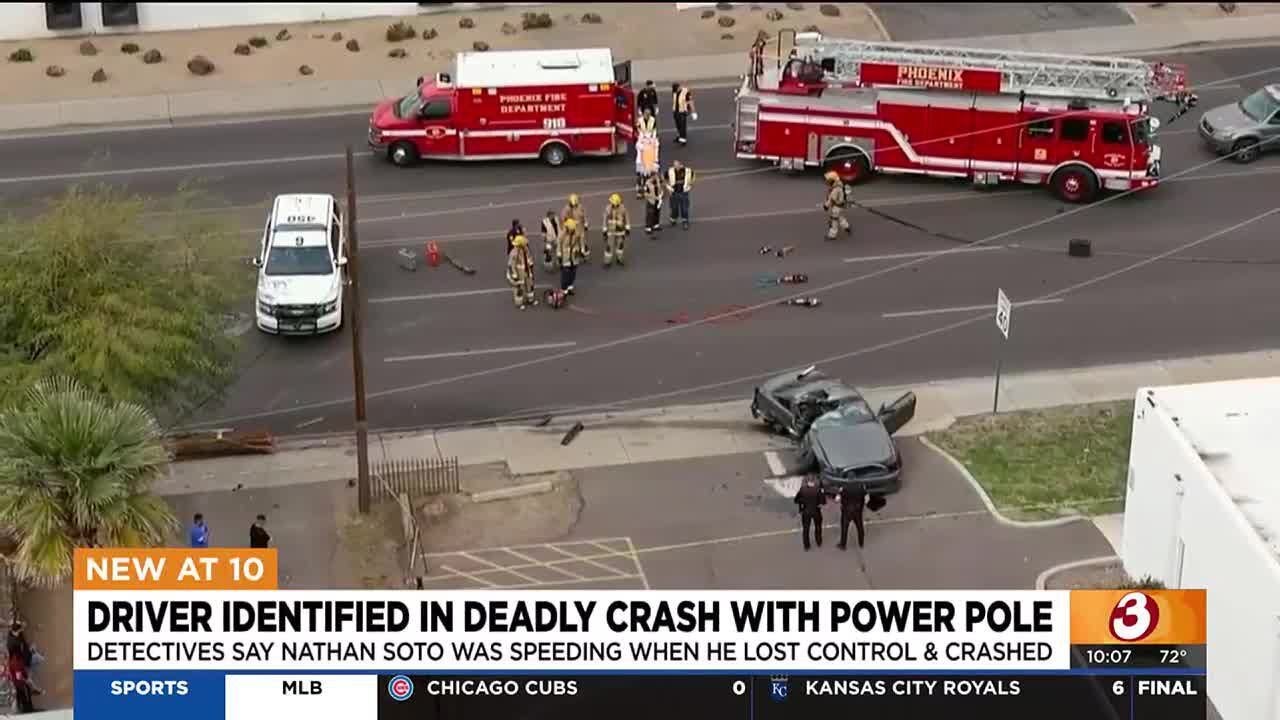 Man dead, another hospitalized after car crashes into electrical pole ...