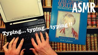 ASMR | Typing... Typing... Typing!! & Whispered Note Taking on my New Ipad Keyboard!