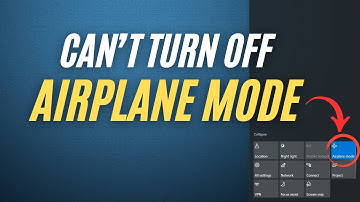 Fix - Can’t Turn Off Airplane Mode In Windows 10