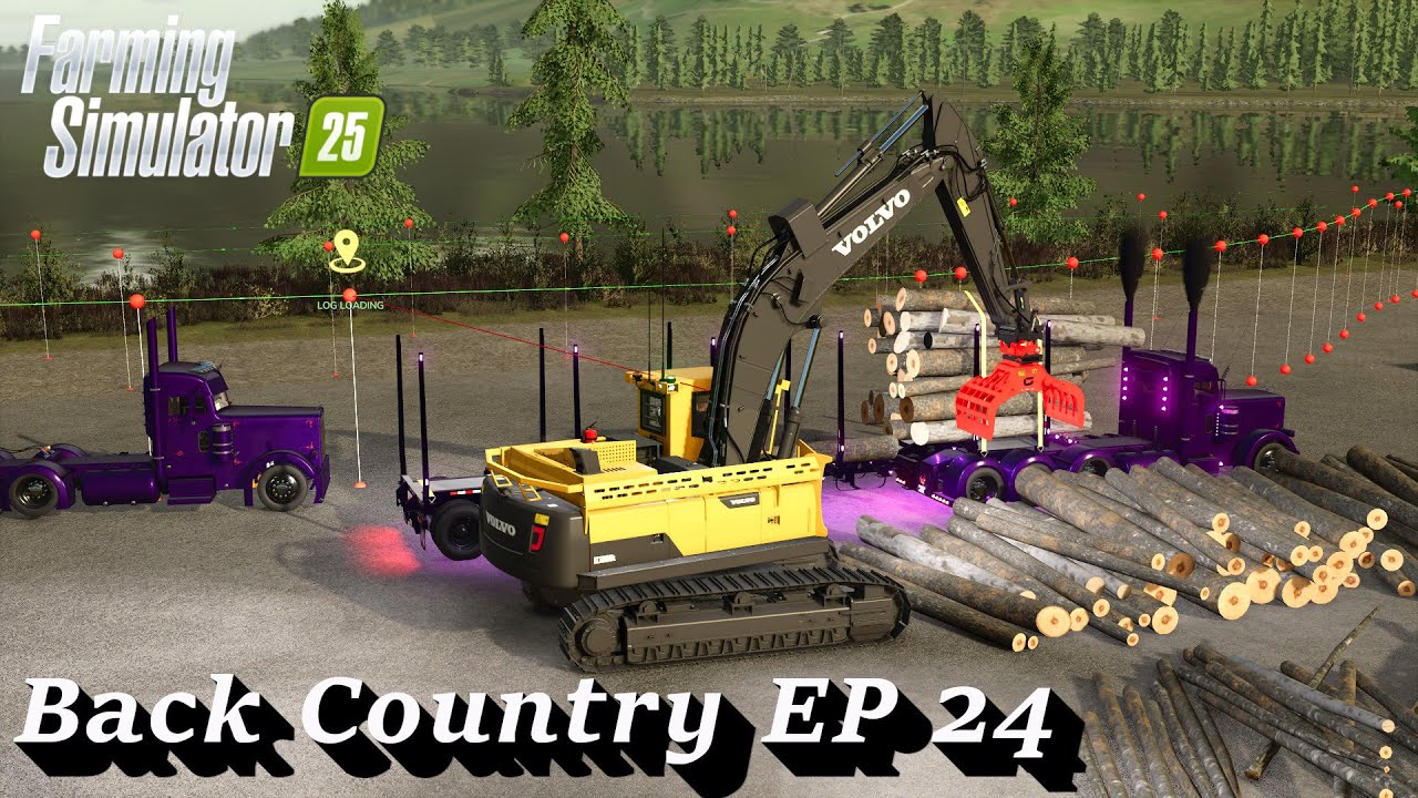 Back Country EP 24 FS25 The Logging Empire Series - YouTube