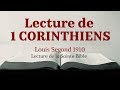 1 CORINTHIENS (Bible Louis Segond 1910)