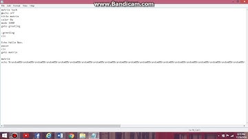 MATRIX HACK | NOTEPAD/CMD CODING