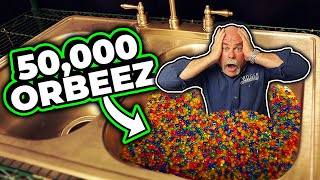 I POURED ORBEEZ DOWN A SINK - Will They Clog it Up?