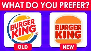 Would You Rather...? Old Vs New Logo | Logo Quiz screenshot 1