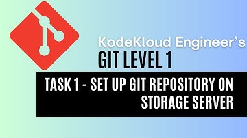 KodeKloud Engineer - Git Level 1 - Task 1 - Set Up Git Repository on Storage Server