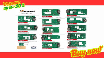 In Stock Xhorse XDNPM3GL MQB48 Solder-Free Adapter 13pcs Full Set Work with Multi-Prog, VV