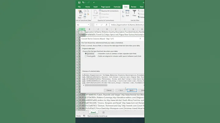 Fix Excel Messy (.csv/.text) Data In 10 sec