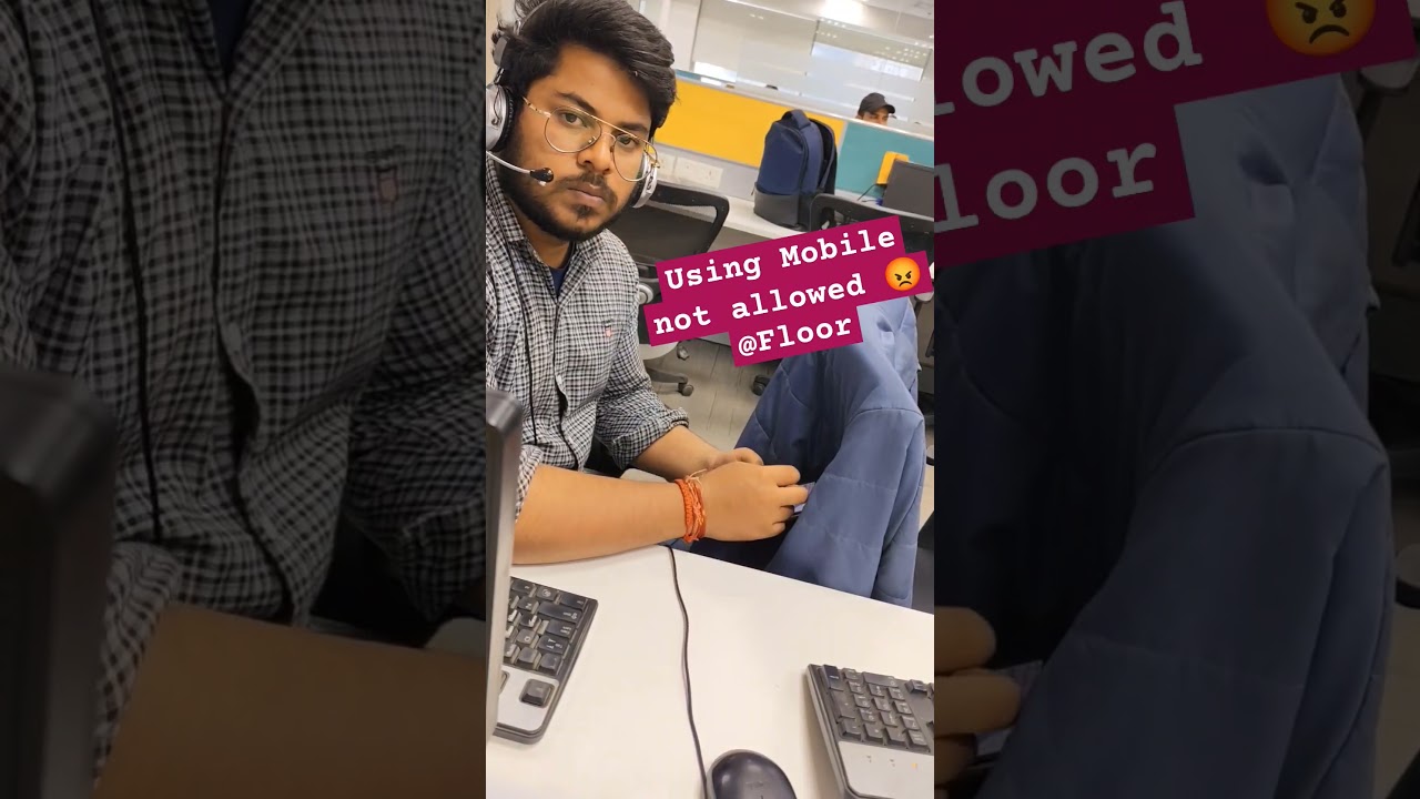 BPO employees using Mobile | Bpo job 