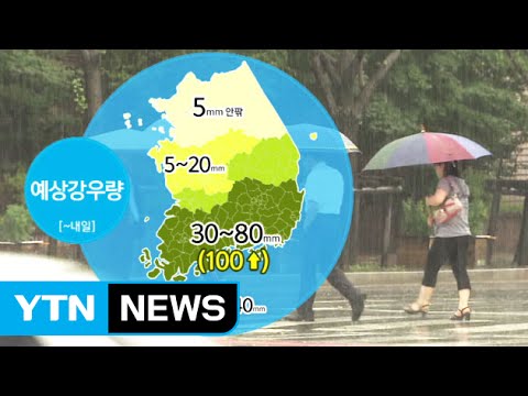 [날씨] 내일까지 전국 곳곳 비...남부 국지성 호우 / YTN