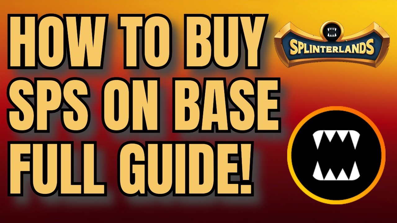 SPS into Splinterlands via Base! Step-by-Step BUY & TRANSFER Guide!