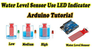 Water Level Sensor with Arduino Using LED Indicator