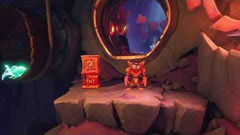 Secret Red Gem Location - N.Sanity Peak Level - Crash Bandicoot 4 It