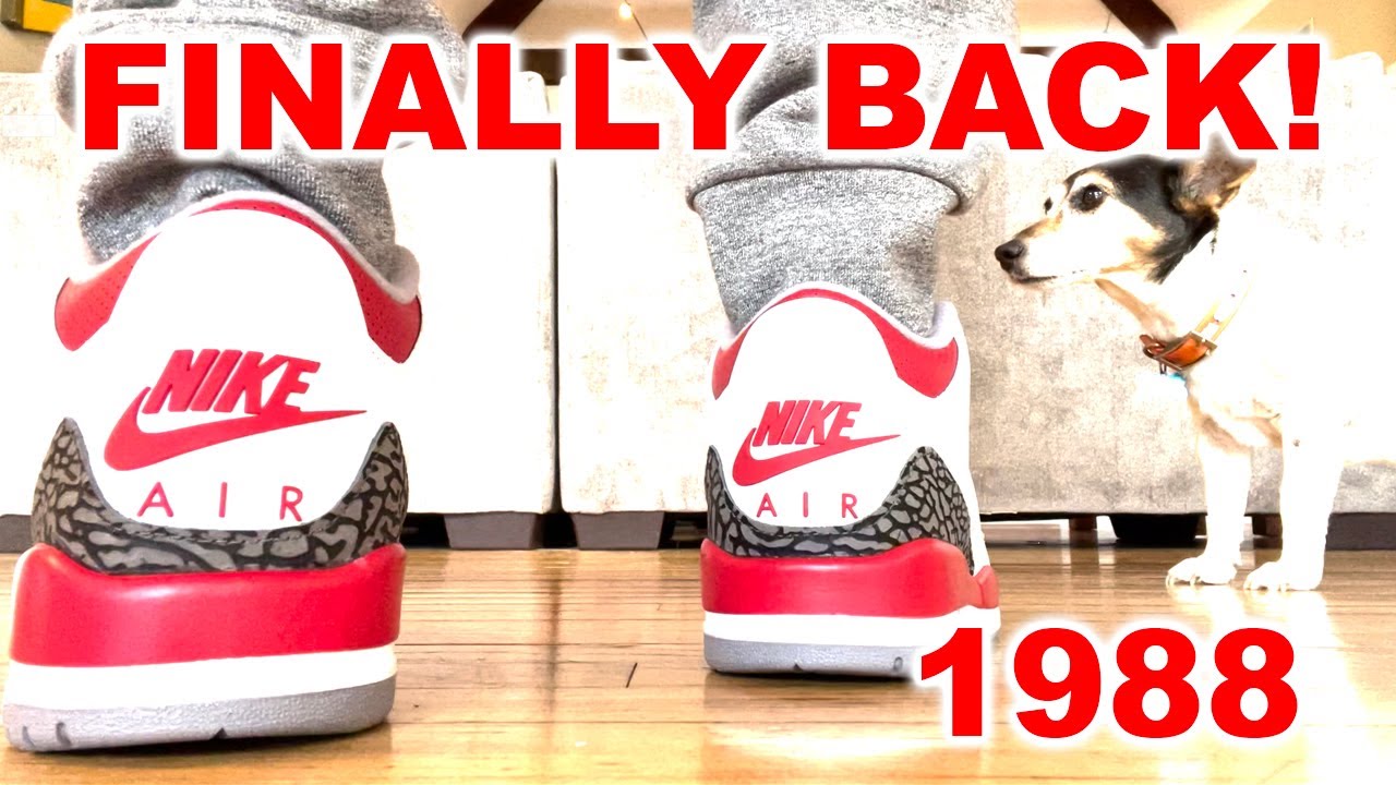 Jordan 3 Fire Red - Full Review and History - YouTube