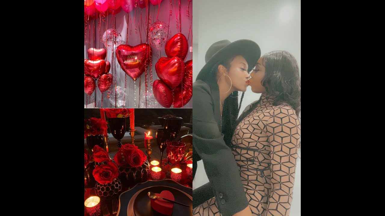 THE MOST ROMANTIC VALENTINES DAY surprise! (She CRIED) | Lesbian Valentine's Day Vlog 💕