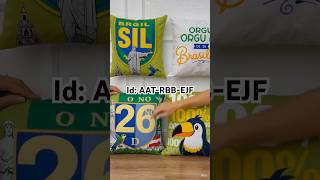 Id: AAT-RBB-EJF capas de almofada #brasil #copadomundo #decoracaoparaacopa #decoração