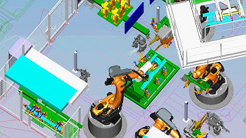 Process Simulate - Kuka Robot - Porsche Cajun Project