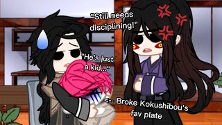 Kny Akaza Broke Kokushibous Fav Plate Hidden Story Au Read Desc