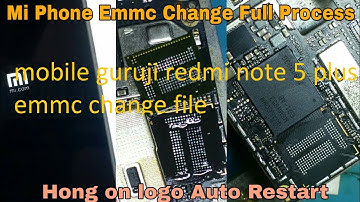 Redmi Note 5 (Vince) eMMC Change | Full Process | With Tested Files | Links are in description...
