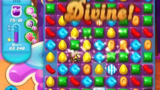 Candy Crush Soda Saga Level 1115 - NO BOOSTERS