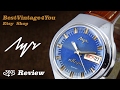 Hands-on video Review of Luch Soviet Electronic-Mechanical Hybrid Quartz Watch From 70s