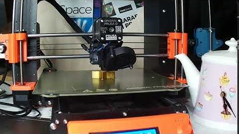 3D printing timelapse with clock
