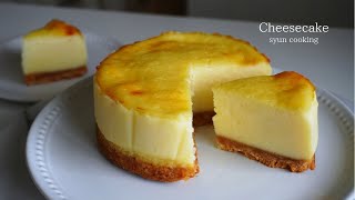 [チーズなし] 簡単混ぜるだけ！ヨーグルトチーズケーキ作り方 Cheesecake 치즈 케이크