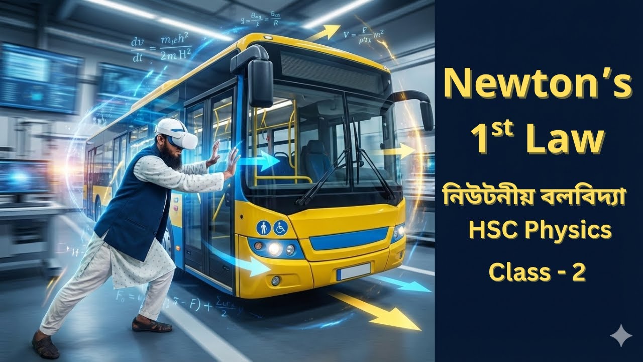 নিউটনের ১ম সূত্র । Newton's First Law | নিউটনীয় বলবিদ্যা | HSC Physics | GlobeWish Learn