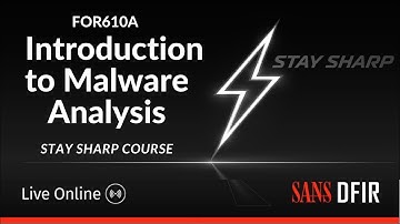 FOR610A: Introduction to Malware Analysis Stay Sharp course | Interview with Lenny Zeltser
