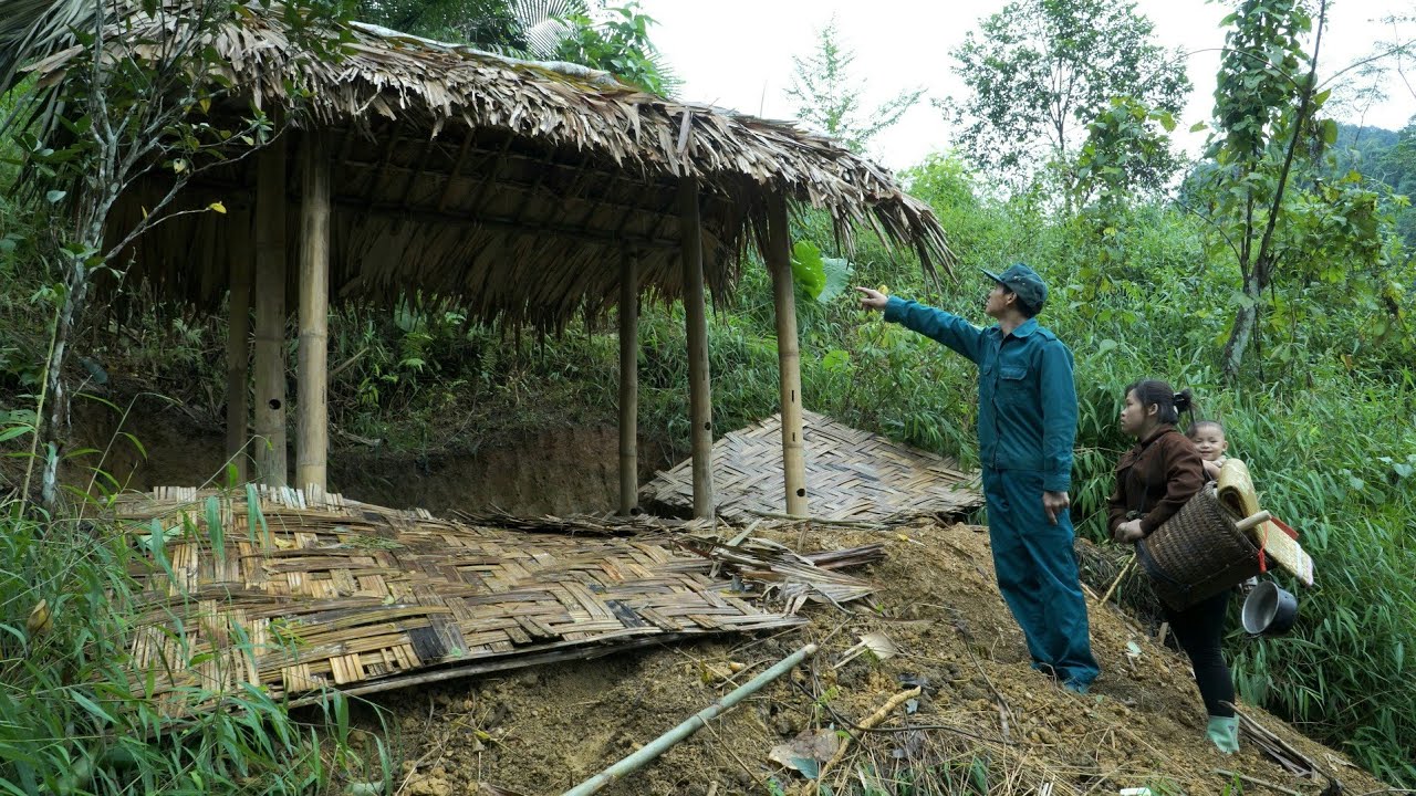 Full Video | A Single Mother Starts a New Life, Building a Small Bamboo House with Her Own Hands