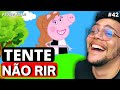 Tente no rir com a peppa engraada  a festa do pijama da peppa pig redublagem well cardoso