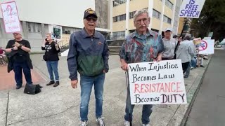 Live at ‘Make Billionaires Pay’ Protest in Eureka 