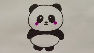 Как нарисовать милую панду