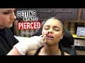 GETTING MY NOSE PIERCED FOR THE FIRST TIME!