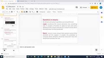 Java collection Streams
