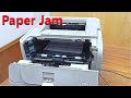 How To Fix Paper Jam Problem Hp Laser Jet 2035 Printer 