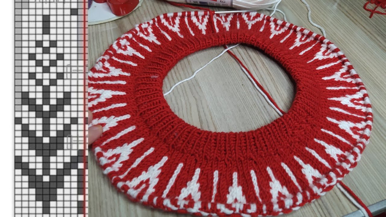 part 1 çok yeni kimsede olmayan kazak 🌹 Norveç kazak yapilisi 🌹yuvarlak yaka kazak yapılışı