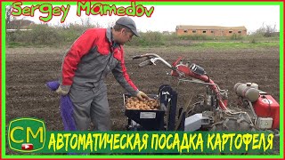 Автоматическая посадка картофеля картофелесажалкой\Automatic planting of potatoes with a potato