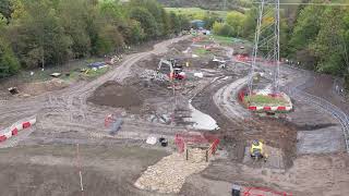 Brighouse Flood Alleviation Scheme Fas - Whinney Hill Park - Construction Progress - October 25
