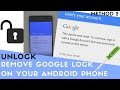 Remove and unlock google account password on android phone  method 2  crocfix