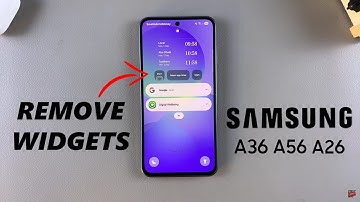 How To Remove Widgets From Lock Screen Of Samsung Galaxy A36/A56/A26
