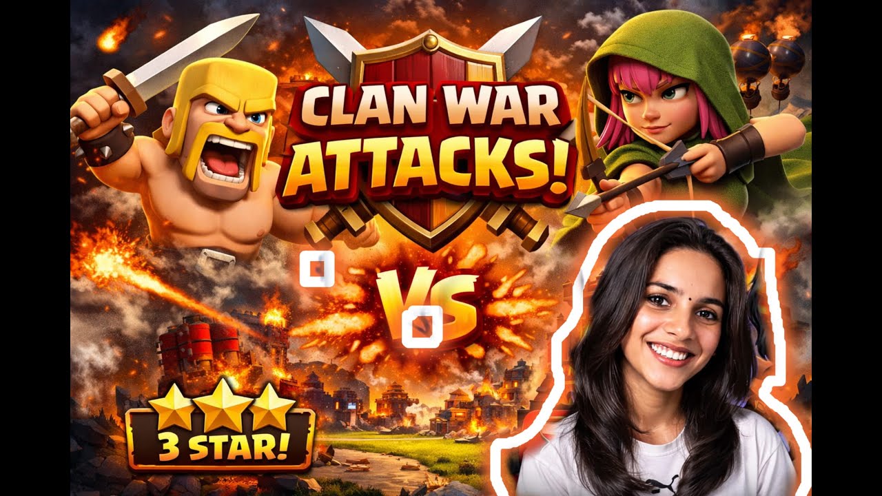 CLASH OF CLAN #coc,#gaming..Girl Gamer on Fire !.Welcome to today’s live