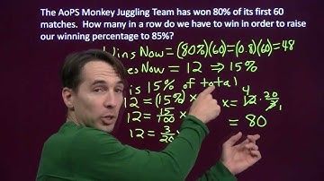 Art of Problem Solving: Percent Word Problems Part 2